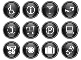 Tourism Icons (black)