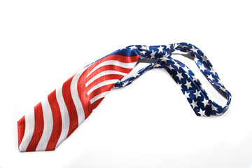 US flag necktie