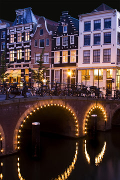 Amsterdam at night