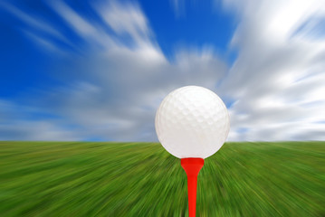 Golf blur abstract