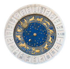 Venice clock tower dial cutout