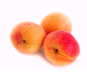 close-up of apricots