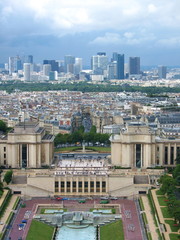 Fototapeta na wymiar Paris from eiffel tower