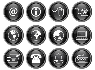 Internet Buttons (black)