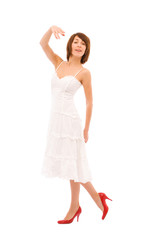 Naklejka premium beautiful woman