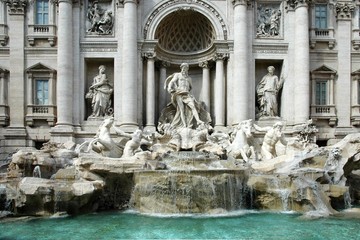 Trevi Fountain in Rome (Italy)