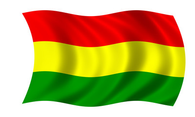 Obraz premium bolivien fahne bolivia flag