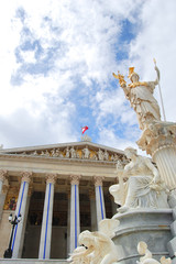 Obraz premium parlament in wien