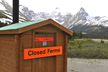 Outhouse closed