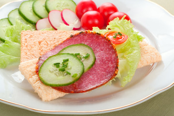 dietetic sandwich