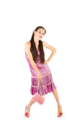 Naklejka premium fashion girl