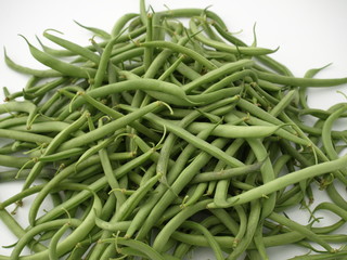 haricots  verts  en  vrac