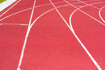 track on the stadium