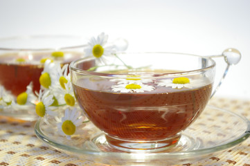 Chamomile and tea