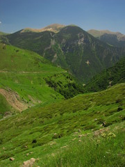 Fototapeta na wymiar Hautes Pyrénées, franco, espagnoles