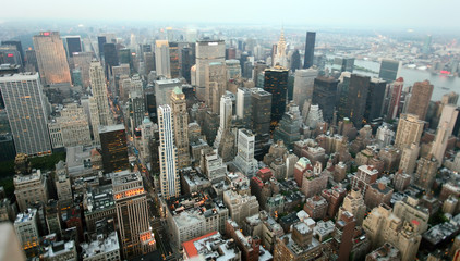 Plakat USA, Nowy Jork z Empire State Building