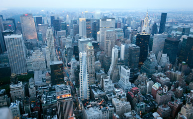 Fototapeta na wymiar USA, Nowy Jork z Empire State Building