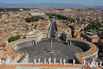 Saint Peter's Square. Rome. Italy.