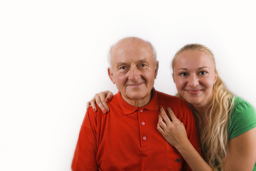 grandfather and his granddaughter
