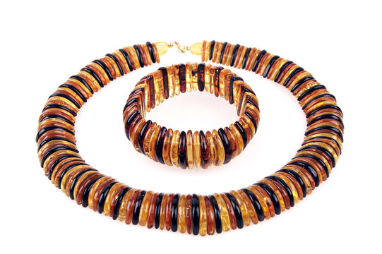 Bernstein Collier und Armband