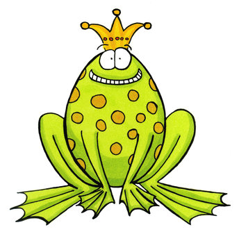 Lachender Froschk&ouml;nig