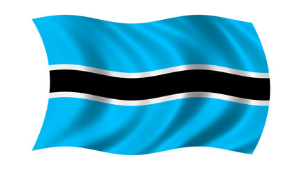 botswana fahne botswana flag