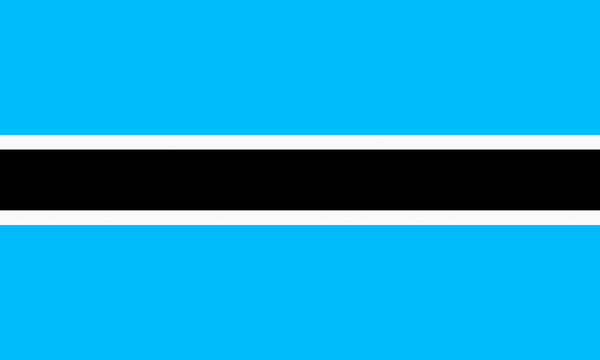 botswana fahne botswana flag