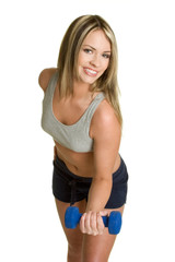 Smiling Fitness Girl