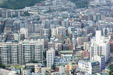 Fototapeta na wymiar Busan im smog