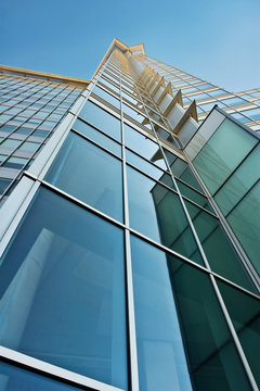 Blue Glass Office Tower