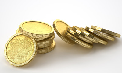 golden coins