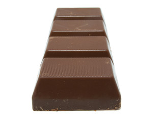 Chocolates on a white background