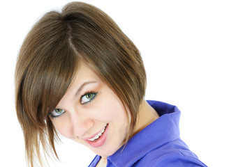 smiling look