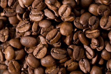 Coffee beans background