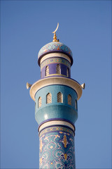 Minaret at Muttrah in Muscat, Oman