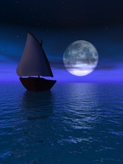 sea night