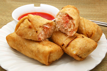 rolled snack