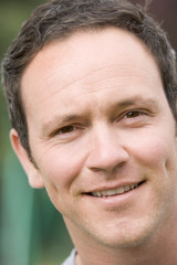 Head shot of man smiling