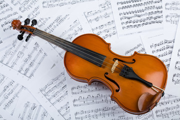 Fototapeta na wymiar Suite For Violin