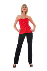 Fototapeta premium portrait of the girl with green eyes