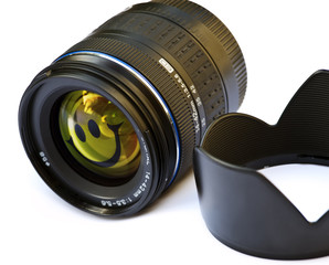 Lens & smiley