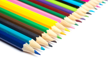 Assortment of colored pencils