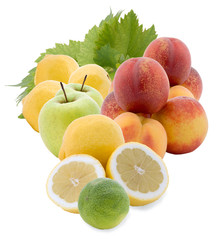 Composizione di frutta estiva