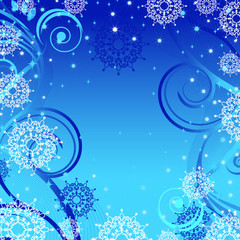 Christmas and New Year background