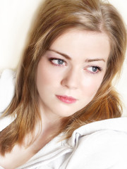 Fototapeta premium Young beautiful woman