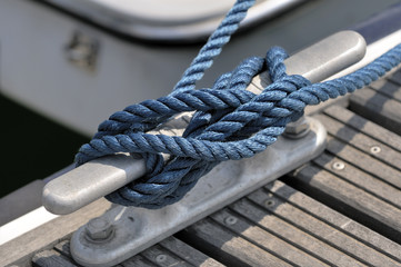Moored boat