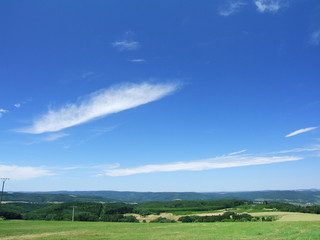 Himmel über Hunsrück und Eifel