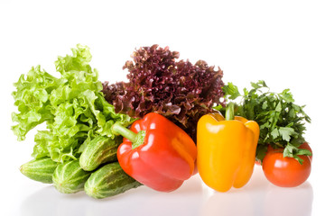 Still-life with vegetables