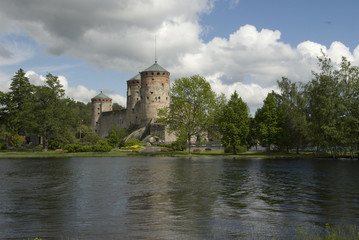 Fototapeta na wymiar Castle Savonlinna, Finlandia