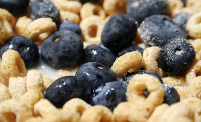Cereal With Blueberries